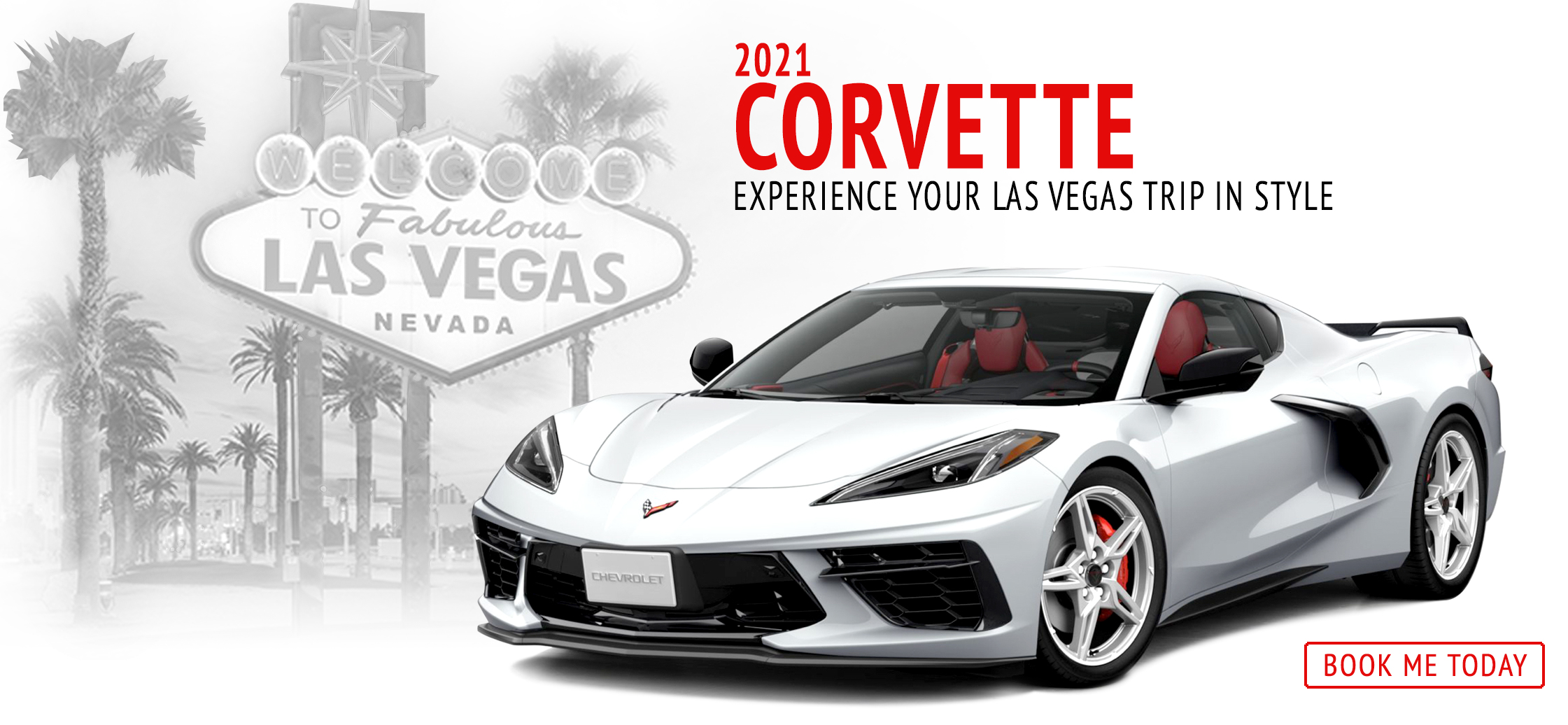 Vegas Exotic Car Rentals - Corvette Header